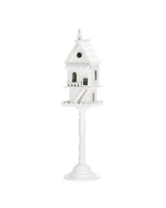 TWO STORY PEDESTAL BIRDHOUSE